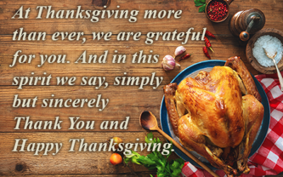 A Reprieve for Thanksgiving